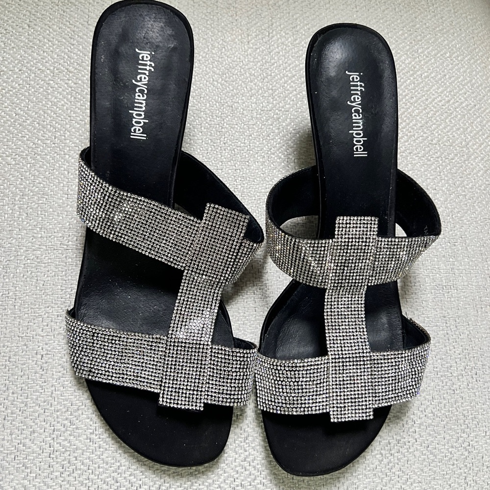 🎉🎉🎉 SALE 🎉🎉🎉 Size 10 Jeffrey Campbell Bling Kitten Heels